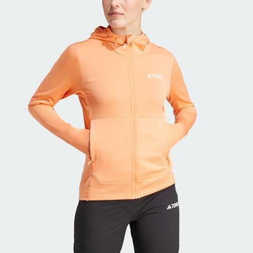 adidas W Xpr Lt Fl H J Kadın Outdoor Ceketi IQ3729 Turuncu