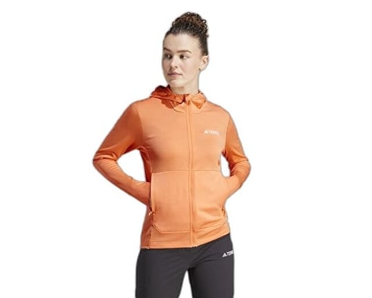 adidas W Xpr Lt Fl H J Kadın Outdoor Ceketi IQ3729 Turuncu