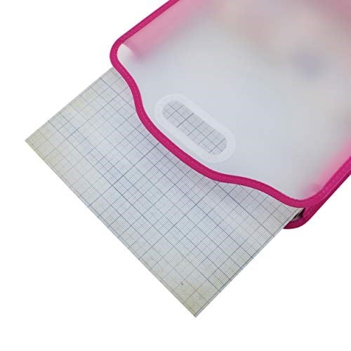 Advantus Storage Studios Genişletilebilir kağıt folyo tutucu, plastik, pembe/beyaz, büyük