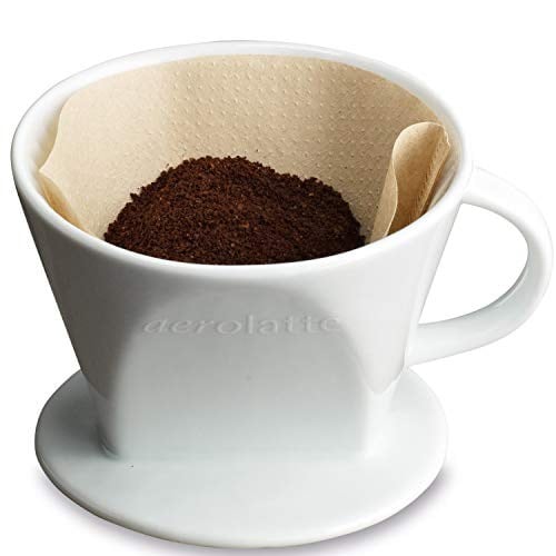 Aerolatte seramik kahve filtresi, Beyaz, No. 2 Size