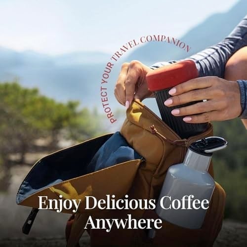 Aeropress 10R11 Go Travel Kahve Makinesi, Plastik, Gri