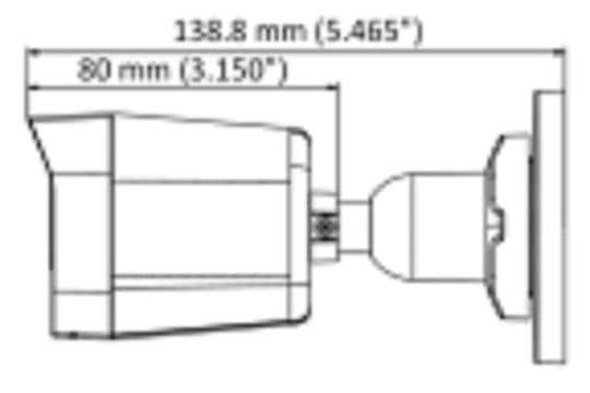 AHD KAMERA IR BULLET 2MP 3.6MM HIKVISION DS-2CE16D0T-EXIPF