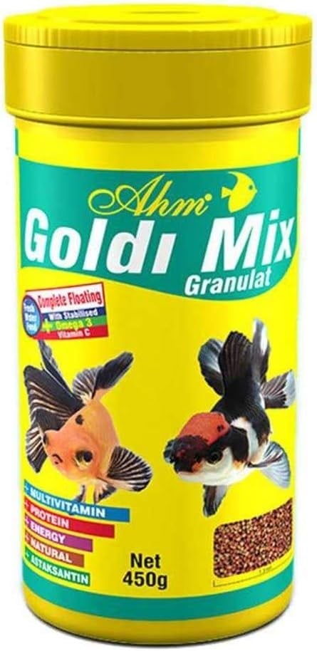 Ahm Goldi Mix Granulat 250 Ml Balık Yemi