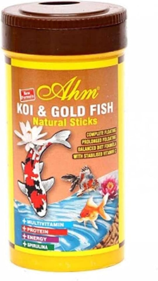 Ahm Koi Goldfish Natural Sticks 1250 Ml Balık Yemi