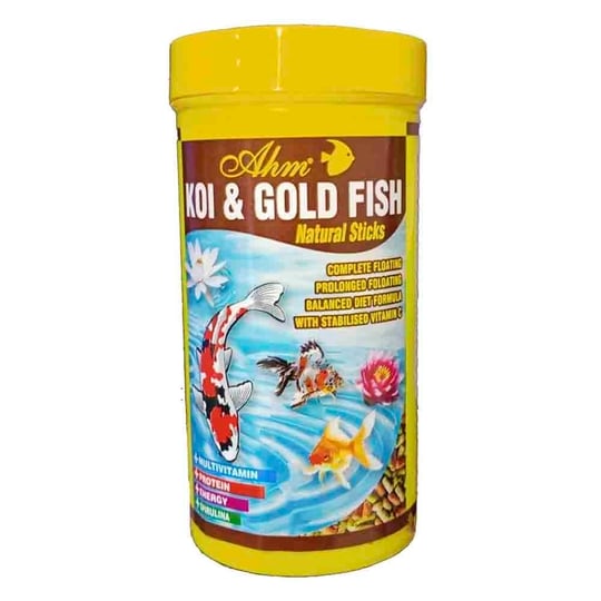 Ahm Koi Goldfish Natural Sticks 1250 Ml Balık Yemi