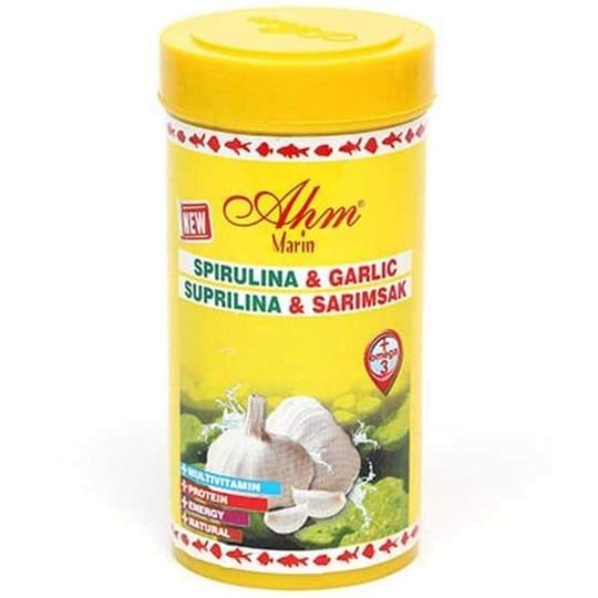 Ahm Spirulina Garlic Sarımsaklı 250 Ml Balık Yemi