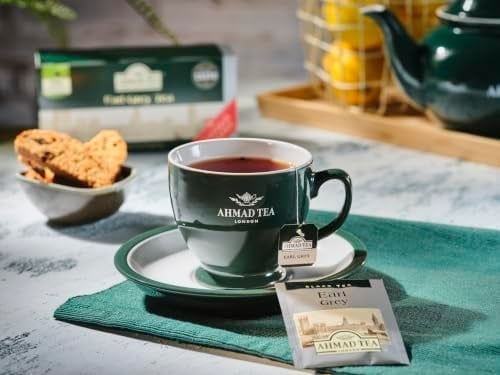 Ahmad Tea Earl Grey Bergamot Aromalı Bardak Poşet Çay 100lü (100 x 2 Gr)