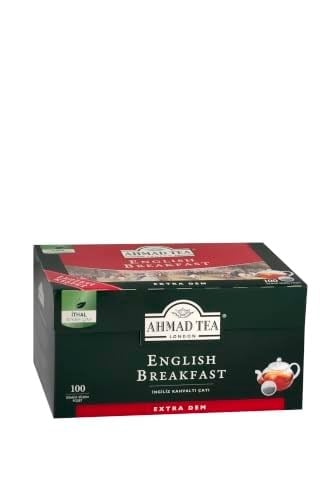 Ahmad Tea English Breakfast Demlik Poşet Çay (100lü)