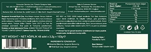 AHMAD TEA EnglshTea No1 Demlk Poşt Çay 48li 153,6g (3 paketi) - Seçenekler: 48Lİ, 48Lİ (2 paketi), 48Lİ (4 paketi), 48li (153.6 gr)...