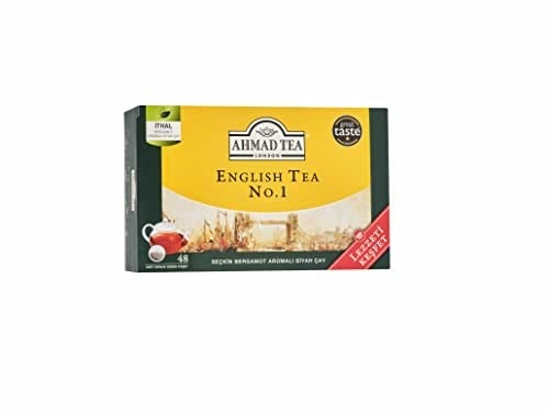AHMAD TEA EnglshTea No1 Demlk Poşt Çay 48li 153,6g (3 paketi) - Seçenekler: 48Lİ, 48Lİ (2 paketi), 48Lİ (4 paketi), 48li (153.6 gr)...
