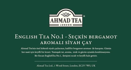 AHMAD TEA EnglshTea No1 Demlk Poşt Çay 48li 153,6g (3 paketi) - Seçenekler: 48Lİ, 48Lİ (2 paketi), 48Lİ (4 paketi), 48li (153.6 gr)...
