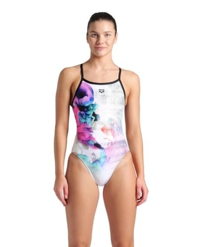 Airbrush Swimsuit Challenge Back Kadın Siyah Yüzücü Mayosu 007912510