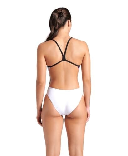 Airbrush Swimsuit Challenge Back Kadın Siyah Yüzücü Mayosu 007912510