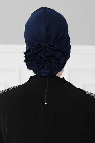 Aishas Design Güllü Penye Bone,B-21 Lacivert