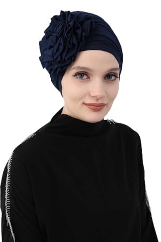 Aishas Design Güllü Penye Bone,B-21 Lacivert