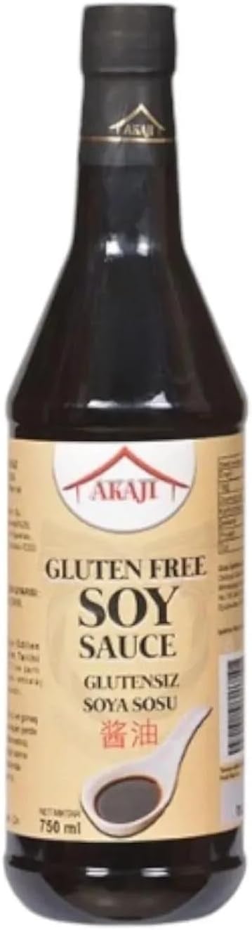 Akaji Glutensiz Soya Sosu 750ml, Glutensiz Soya Sosu, Gluten Free