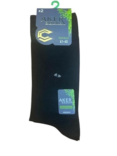 Aker 6 Çift BAMBU Premium Klasik Erkek Çorap