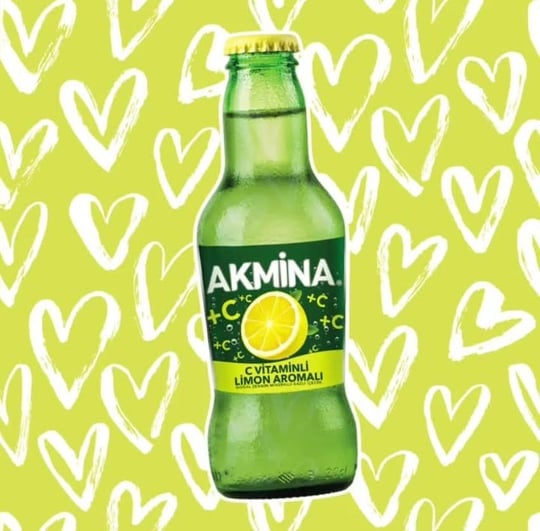 Akmina Limon Aromalı 200ml x 24