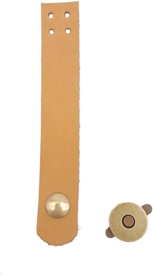 Aksesuar 11x2 cm Açık Taba Gerçek Deri Düz Kapağı Antik Metalli