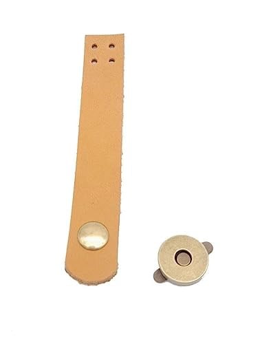 Aksesuar 11x2 cm Açık Taba Gerçek Deri Düz Kapağı Antik Metalli