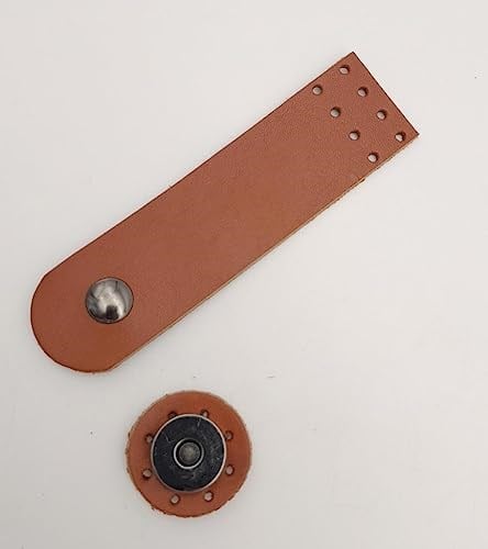 Aksesuar 11x3 cm Taba Gerçek Deri Düz Kapağı Füme Metalli