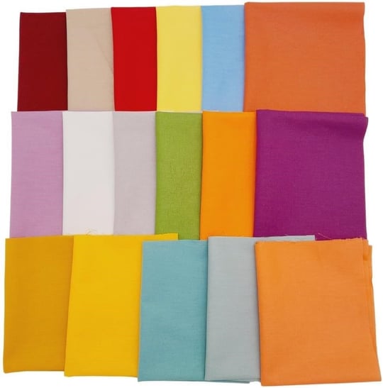 Aksesuar 30x25 cm Pamuklu Patchwork Kırkyama Parça Kumaş Set:03