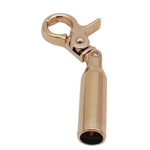 Aksesuar 7 mm Kancalı Kovan Light Gold Renk 10 Adet