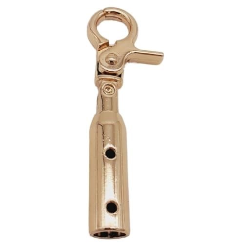 Aksesuar 7 mm Kancalı Kovan Light Gold Renk 10 Adet