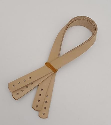 Aksesuar Gerçek Deri 35X1.2 Cm Ham Doğal Renk Sapı