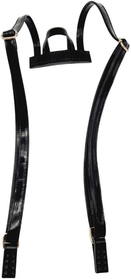 Aksesuar Rugan Deri Sırt sı Sapı Siyah Renk Light Gold Metalli