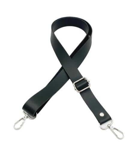 Aksesuar Suni Deri Ayarlı Sapı 120X2.4 Cm Siyah Gümüş Metal