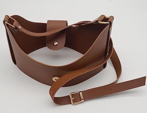 Aksesuar Taba Suni Deri 120x2 cm Saplı Deri Seti Light Gold Metalli