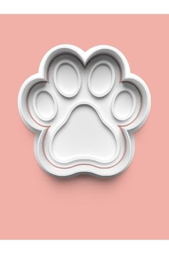 AKTASTORE Köpek Patisi Kurabiye Kalıbı Ve Şeker Hamuru Kalıbı