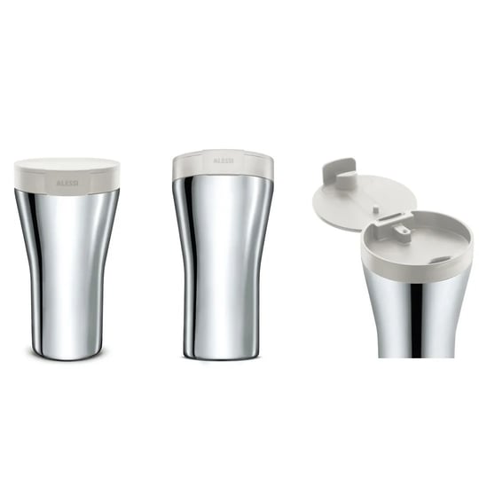 Alessi ALESSI CAFFA DOUBLEWALL MUG BEYAZ 9,5X9X17 CM UK