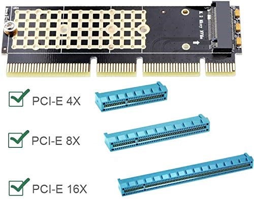 Alfais 4395 M.2 NVMe Ssd To PCIe M2 Key Express 960 Evo Kart Çevirici Dönüştürücü Kart