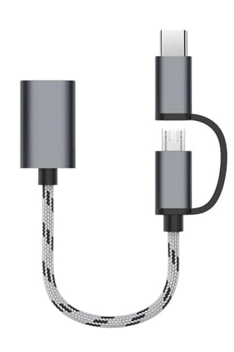 Alfais 4901 USB 3.0 OTG To Type-C Micro USB Data Şarj Çevirici Dönüştürücü Adaptör