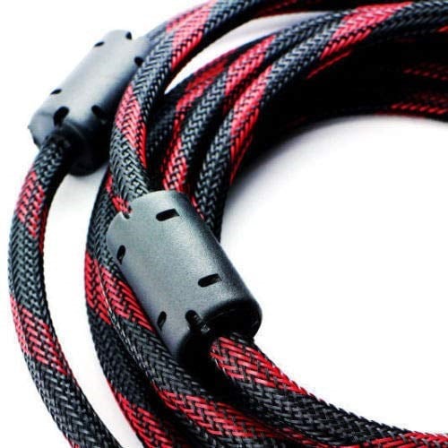 Alfais Al-4241 HDMI Kablosu 1.4B 3D 10 Metre Ara Bağlantı Erkek-Erkek, Siyah