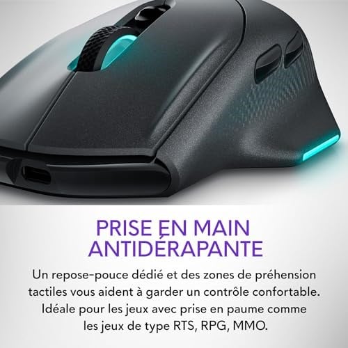 Alienware AW620M Kablosuz Oyun Faresi - Dark Side of The Moon