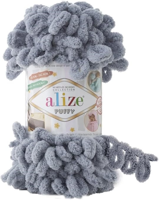 Alize Puffy 100gr El Örgü İpi İpliği Yünü 268 TAŞ