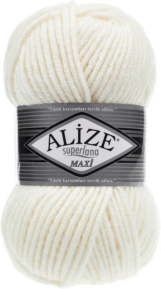 Alize Superlana Maxi El Örgü İpliği 100 gr 390 Vişne