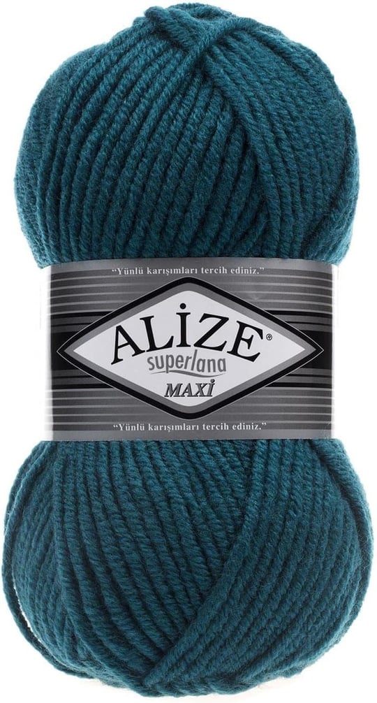 Alize Superlana Maxi El Örgü İpliği 100 gr 390 Vişne