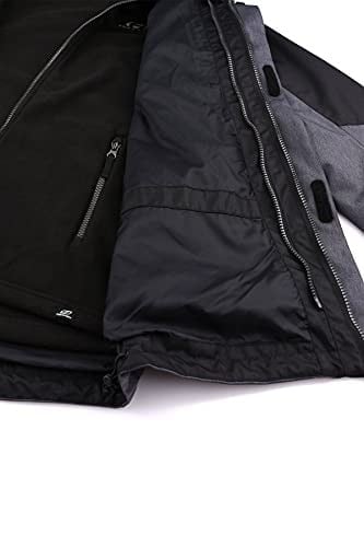 Alpinist Hannah Sigfred 3 in1 Outdoor Jacket Erkek Outdoor Montu 10007626HHX.01 Gri