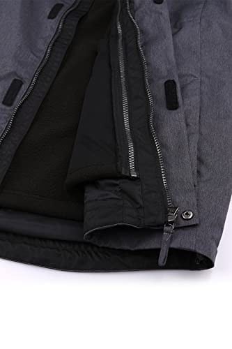 Alpinist Hannah Sigfred 3 in1 Outdoor Jacket Erkek Outdoor Montu 10007626HHX.01 Gri