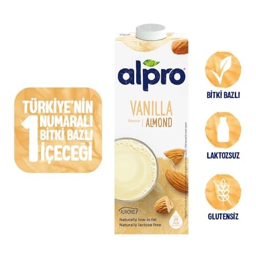 Alpro Badem Vanilya Bitki Bazlı İçecek 1L 2li paket