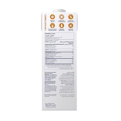 Alpro Şekersiz Badem Bitki Bazlı İçecek 1000 ml