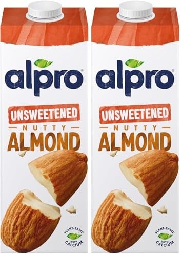 Alpro Şekersiz Badem Bitki Bazlı İçecek 1 L 2li paket