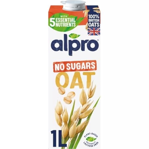 Alpro Şekersiz bitki bazlı laktızsuz Yulaf İçecek 1000 ml