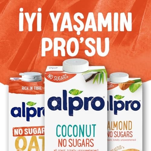 Alpro Şekersiz Hindistan Cevizi Bitki Bazlı İçecek 1 L 2li paket