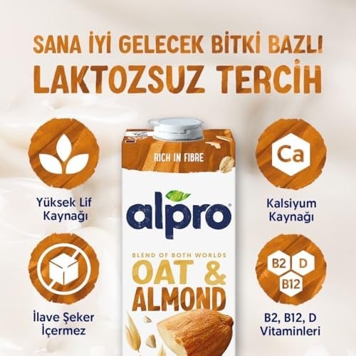 Alpro Yulaf Badem Bitki Bazlı İçecek 1000 ml