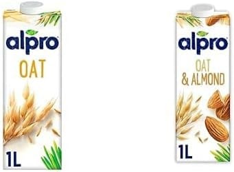 Alpro Yulaf Bitki Bazlı İçecek 1 L ve Alpro Yulaf Badem Bitki Bazlı İçecek 1L